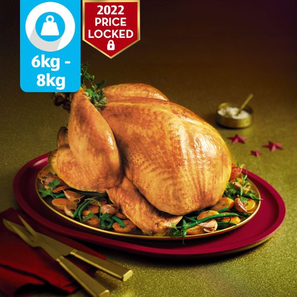 Ashfields British Large Whole Turkey Typically 7kg